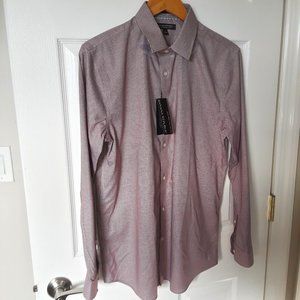 Banana Republic Mini Gingham Slim Fit Non Iron Shirt